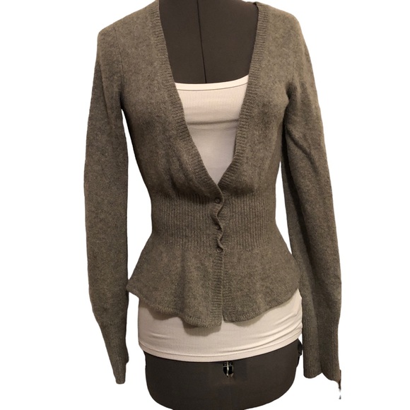 Theory Sweaters - Theory Grey Cashmere Cardigan M
